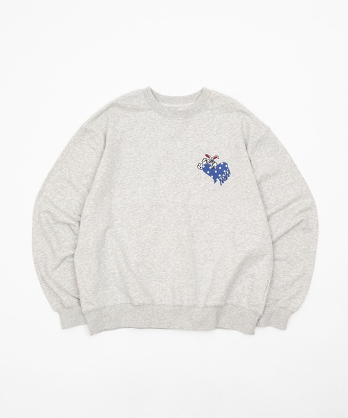 kaoyorinakami（カオヨリナカミ）の「rabbit sweat / ラビットスウェット（スウェット・メンズ・ブラック/グレー・SMALL/MEDIUM/LARGE/X-LARGE）」の18枚目の写真