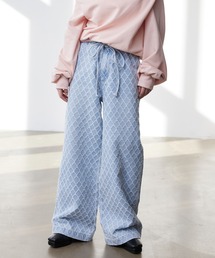 VIS | ベルト付きワイドシルエットデニムパンツ(デニムパンツ)