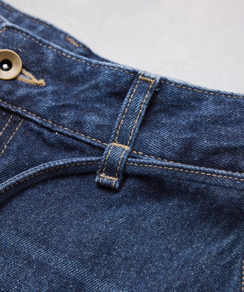 VIS（ビス）の「ベルト付きワイドシルエットデニムパンツ（デニムパンツ・レディース・ブルー系その他6/ブルー・M/S/SS）」の5枚目の写真
