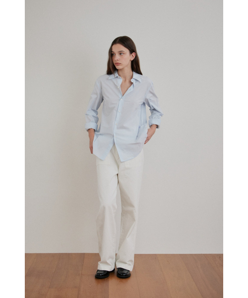 MAGNET ARCHIVE(マグネット アーカイブ)の「Powder Basic Shirts (Sky)(シャツ/ブラウス・レディース・その他・FREE)」の2枚目の写真