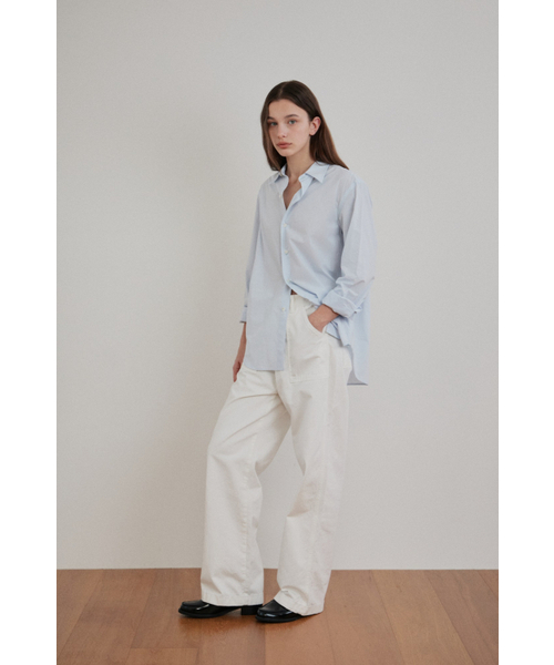 MAGNET ARCHIVE(マグネット アーカイブ)の「Powder Basic Shirts (Sky)(シャツ/ブラウス・レディース・その他・FREE)」の3枚目の写真