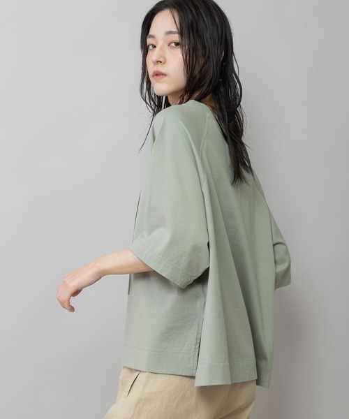 Munich（ミューニック）の「コットンジャージフォトプリントTシャツ（Tシャツ/カットソー・レディース・ホワイト/アイボリー・FREE）」の4枚目の写真