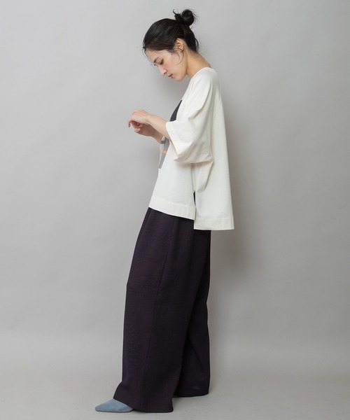 Munich（ミューニック）の「コットンジャージフォトプリントTシャツ（Tシャツ/カットソー・レディース・ホワイト/アイボリー・FREE）」の13枚目の写真