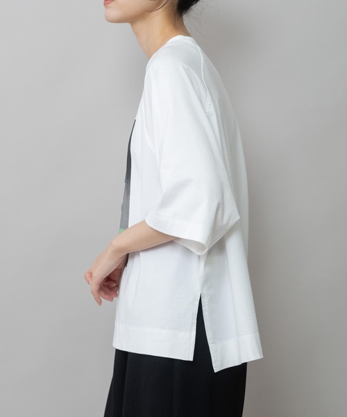 Munich（ミューニック）の「コットンジャージフォトプリントTシャツ（Tシャツ/カットソー・レディース・ホワイト/アイボリー・FREE）」の21枚目の写真