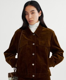 Bie（ビエ）の「ストレッチコーデュロイジャケット（その他アウター）」