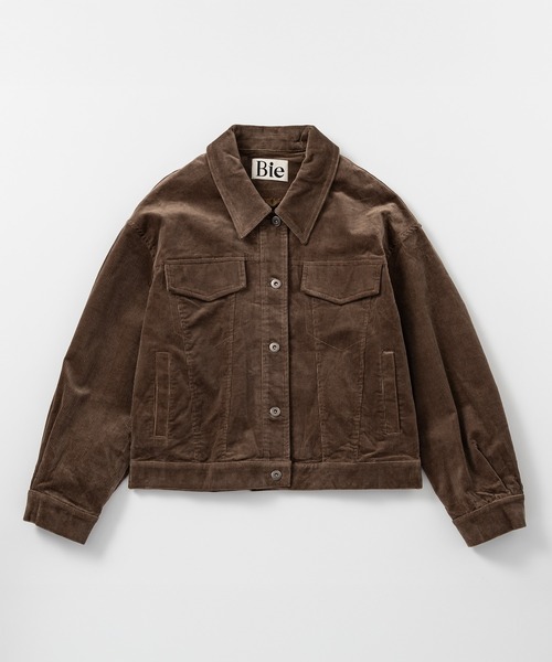 Bie(ビエ)の「ストレッチコーデュロイジャケット(その他アウター・レディース・ライトブラウン/ブラウン・M/S)」の5枚目の写真