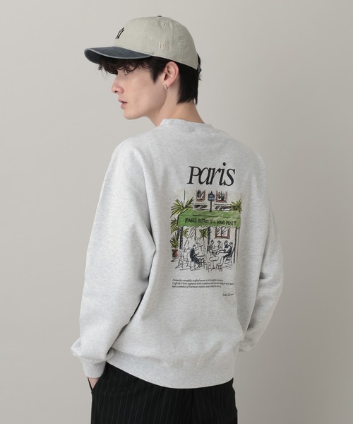 RAGEBLUE(レイジブルー)の「Souvenir Print Sweat Shirts / スーベニアプリントスウェット(スウェット・メンズ・ブラック/ホワイト/グリーン・LARGE/MEDIUM)」の7枚目の写真