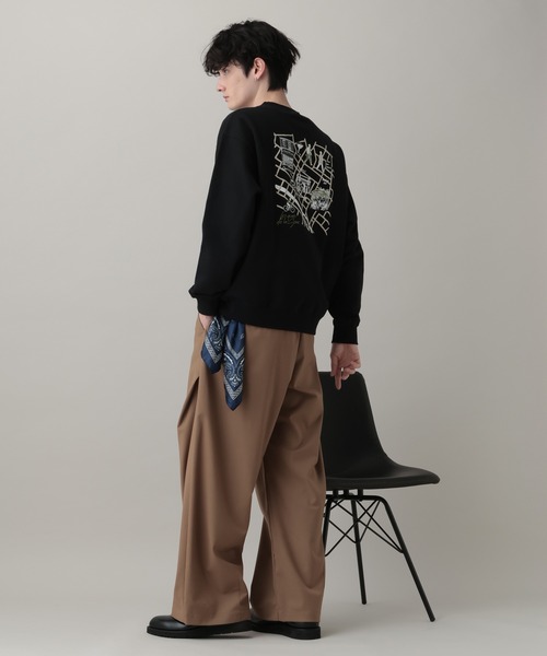 RAGEBLUE(レイジブルー)の「Souvenir Print Sweat Shirts / スーベニアプリントスウェット(スウェット・メンズ・ブラック/ホワイト/グリーン・LARGE/MEDIUM)」の10枚目の写真