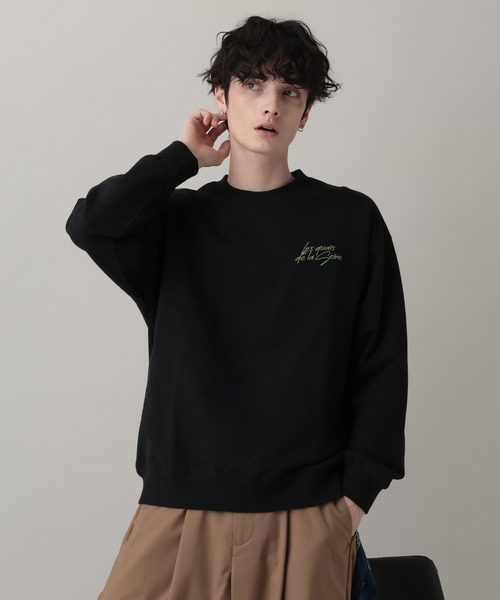 RAGEBLUE(レイジブルー)の「Souvenir Print Sweat Shirts / スーベニアプリントスウェット(スウェット・メンズ・ブラック/ホワイト/グリーン・LARGE/MEDIUM)」の16枚目の写真