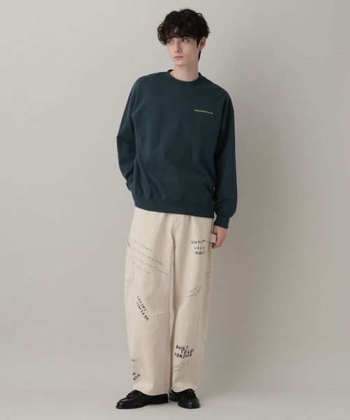 RAGEBLUE(レイジブルー)の「Souvenir Print Sweat Shirts / スーベニアプリントスウェット(スウェット・メンズ・ブラック/ホワイト/グリーン・LARGE/MEDIUM)」の20枚目の写真