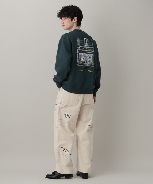 RAGEBLUE(レイジブルー)の「Souvenir Print Sweat Shirts / スーベニアプリントスウェット(スウェット・メンズ・ブラック/ホワイト/グリーン・LARGE/MEDIUM)」の17枚目の写真