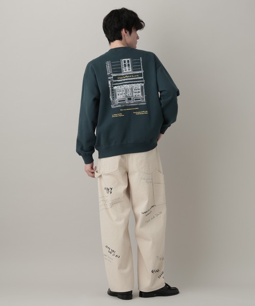 RAGEBLUE(レイジブルー)の「Souvenir Print Sweat Shirts / スーベニアプリントスウェット(スウェット・メンズ・ブラック/ホワイト/グリーン・LARGE/MEDIUM)」の18枚目の写真