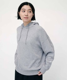 THREE FIFTY STANDARD トンプキン裏毛のベーシックなスウェットパーカー〈杢グレー〉