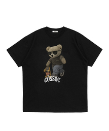 ボードベアコソ半袖Tシャツ(ブラック)