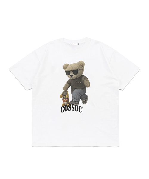 COSO(コソ)の「ボードベアコソ半袖Tシャツ(ブラック)(Tシャツ/カットソー・レディース・ブラック・S/M/L)」の2枚目の写真