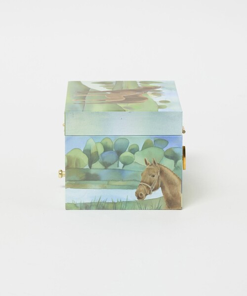 UNITED ARROWS(ユナイテッドアローズ)の「<trousselier>HORSE オルゴール(インテリア雑貨・レディース・ライトブルー/ケリーグリーン・FREE)」の3枚目の写真