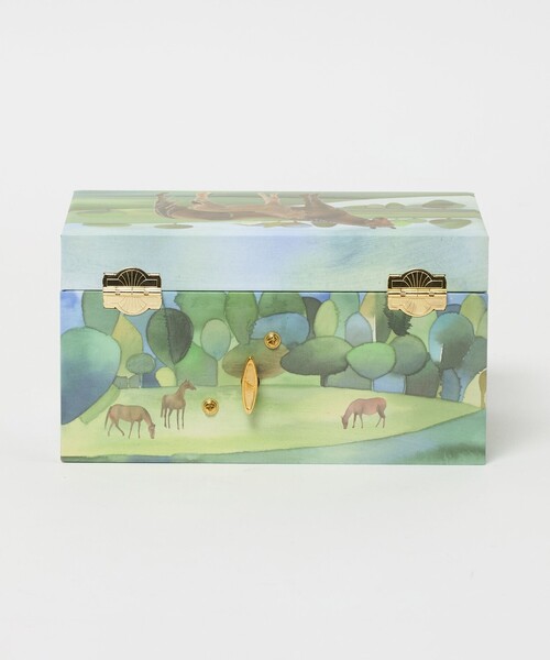 UNITED ARROWS(ユナイテッドアローズ)の「<trousselier>HORSE オルゴール(インテリア雑貨・レディース・ライトブルー/ケリーグリーン・FREE)」の4枚目の写真