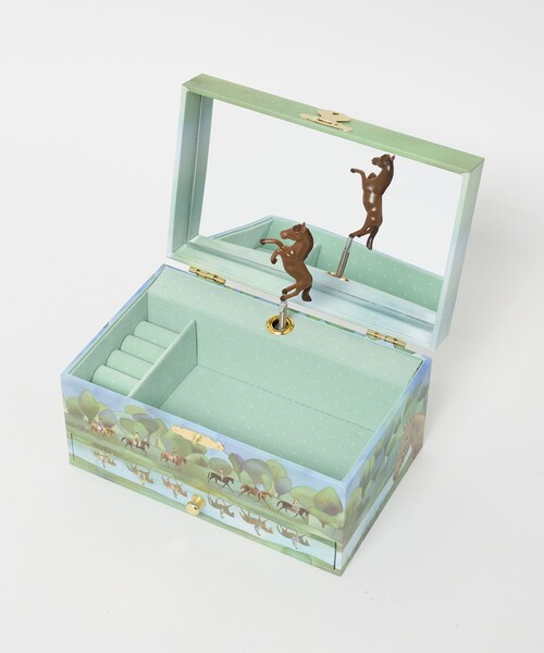 UNITED ARROWS(ユナイテッドアローズ)の「<trousselier>HORSE オルゴール(インテリア雑貨・レディース・ライトブルー/ケリーグリーン・FREE)」の6枚目の写真