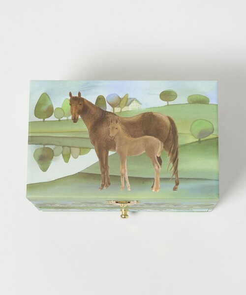 UNITED ARROWS(ユナイテッドアローズ)の「<trousselier>HORSE オルゴール(インテリア雑貨・レディース・ライトブルー/ケリーグリーン・FREE)」の9枚目の写真