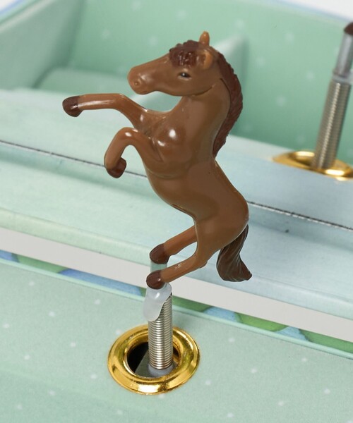 UNITED ARROWS(ユナイテッドアローズ)の「<trousselier>HORSE オルゴール(インテリア雑貨・レディース・ライトブルー/ケリーグリーン・FREE)」の10枚目の写真