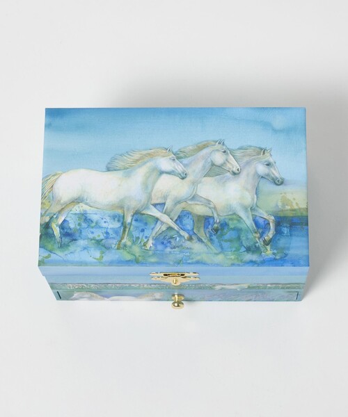 UNITED ARROWS(ユナイテッドアローズ)の「<trousselier>HORSE オルゴール(インテリア雑貨・レディース・ライトブルー/ケリーグリーン・FREE)」の22枚目の写真