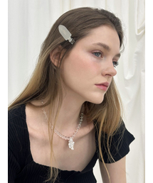 MOIFAIRE（モイフェア）の「CONCH GLASS NECKLACE / CLEAR（ネックレス）」