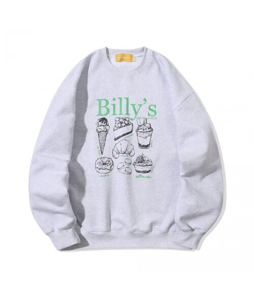 MAINBOOTH（メインブース）の「Billys Cooking Book Sweatshirt(CLOUD GRAY)（スウェット・レディース・その他・2/1）」の3枚目の写真