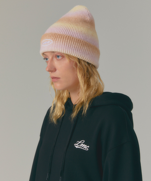 LMCの「OVAL OMBRE BRUSHED KNIT BEANIE beige（ニットキャップ/ビーニー・メンズ・その他・ONE SIZE）」の5枚目の写真
