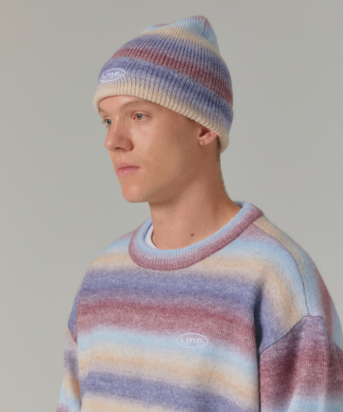 LMCの「OVAL OMBRE BRUSHED KNIT BEANIE beige（ニットキャップ/ビーニー・メンズ・その他・ONE SIZE）」の9枚目の写真