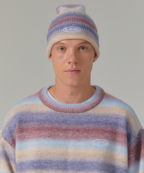 LMCの「OVAL OMBRE BRUSHED KNIT BEANIE beige（ニットキャップ/ビーニー・メンズ・その他・ONE SIZE）」の10枚目の写真