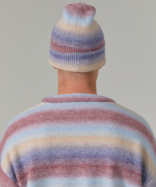 LMCの「OVAL OMBRE BRUSHED KNIT BEANIE beige（ニットキャップ/ビーニー・メンズ・その他・ONE SIZE）」の11枚目の写真