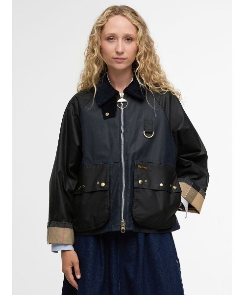 Barbour（バブアー）の「Keartonワックス ジャケット（その他アウター・レディース・オリーブ/ベージュ/ネイビー・10/8）」の3枚目の写真