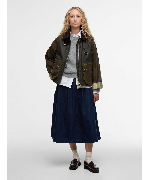 Barbour（バブアー）の「Keartonワックス ジャケット（その他アウター・レディース・オリーブ/ベージュ/ネイビー・10/8）」の4枚目の写真