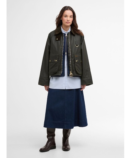 Barbour（バブアー）の「Keartonワックス ジャケット（その他アウター・レディース・オリーブ/ベージュ/ネイビー・10/8）」の9枚目の写真