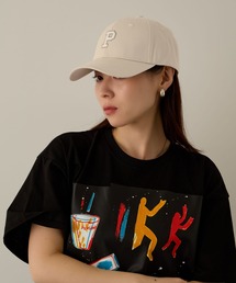 PERSON'S（パーソンズ）の「PERSONS / パーソンズ 別注 カレッジロゴ ＆ ワッペン刺繍 コットン キャップ（キャップ）」