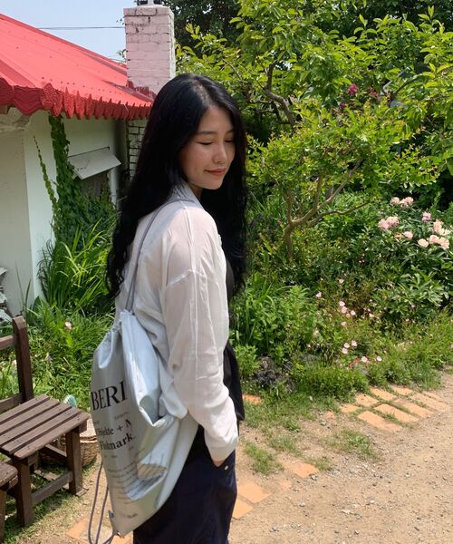 MAUER（マウアー）の「Flohmarkt Gym Sack (SILVER)（バックパック/リュック・メンズ・その他・FREE）」の2枚目の写真