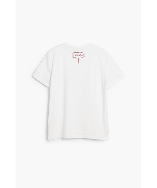 Desigual(デシグアル)の「ミッキー&ミニー グラフィック ハートTシャツ ディズニー(Tシャツ/カットソー・レディース・レッド/ホワイト・S/M/L/XL/XS)」の3枚目の写真