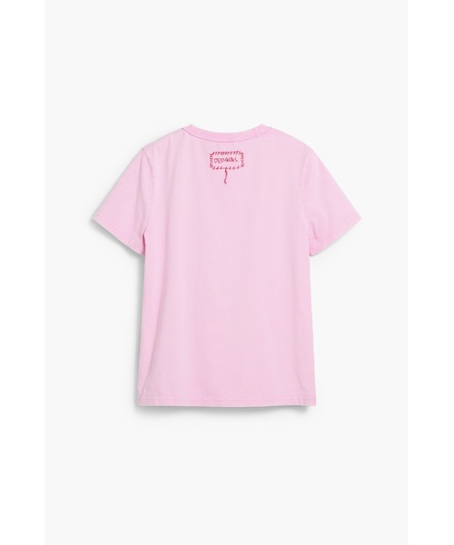 Desigual(デシグアル)の「ミッキー&ミニー グラフィック ハートTシャツ ディズニー(Tシャツ/カットソー・レディース・レッド/ホワイト・S/M/L/XL/XS)」の4枚目の写真