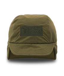 DISCUS ATHLETIC（ディスカス　アスレチック）の「ロゴフリースイヤーフラップキャップカーキ（キャップ）」