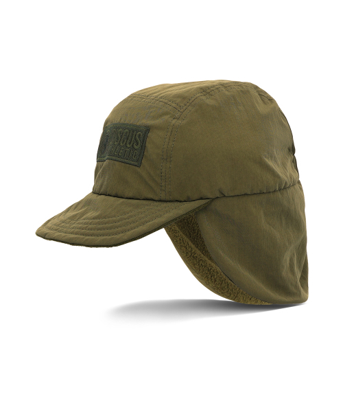 DISCUS ATHLETIC（ディスカス　アスレチック）の「ロゴフリースイヤーフラップキャップカーキ（キャップ・レディース・その他・FREE）」の2枚目の写真