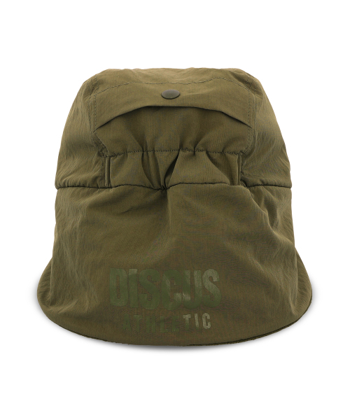 DISCUS ATHLETIC（ディスカス　アスレチック）の「ロゴフリースイヤーフラップキャップカーキ（キャップ・レディース・その他・FREE）」の3枚目の写真