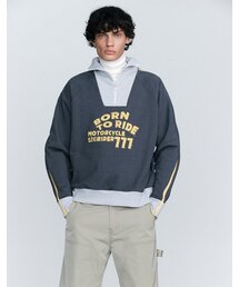 HEUTE（ホイテ）の「BORN TO RIDE SWEATSHIRTS (CHARCOAL)（スウェット）」