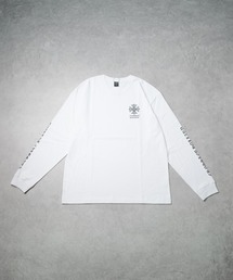 《袖プリントロングスリーブTシャツ》