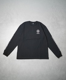 《袖プリントロングスリーブTシャツ》