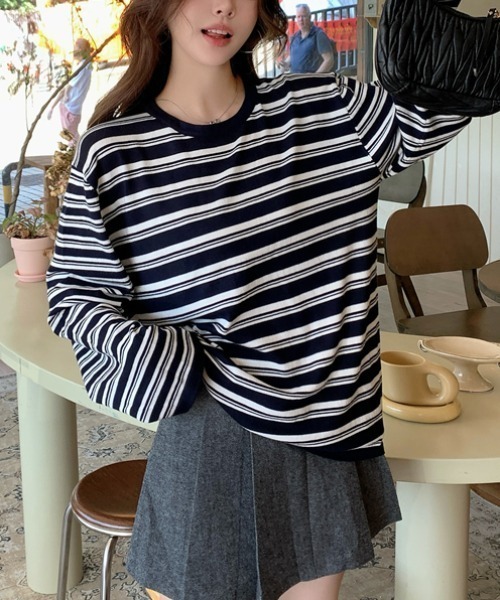 N.s(エヌドットエス)の「長袖Tシャツ ボーダーロンT(Tシャツ/カットソー・レディース・その他・FREE)」の3枚目の写真