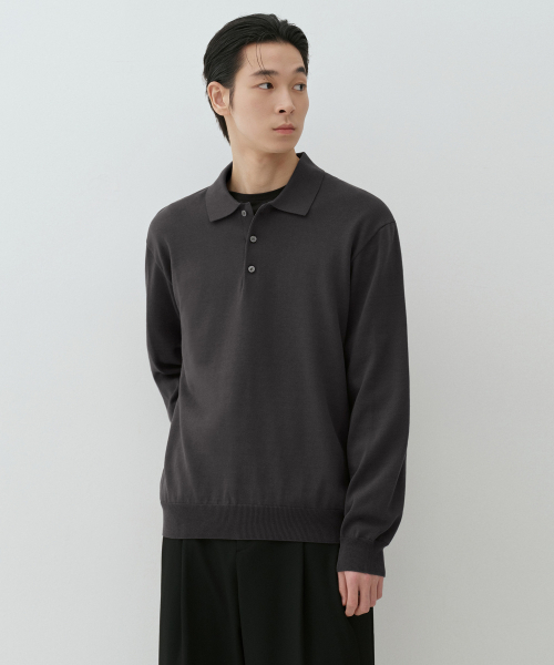 tetsu　secondlayer ニットポロシャツ second layer 23ss s/s open knit polo - メルカリ