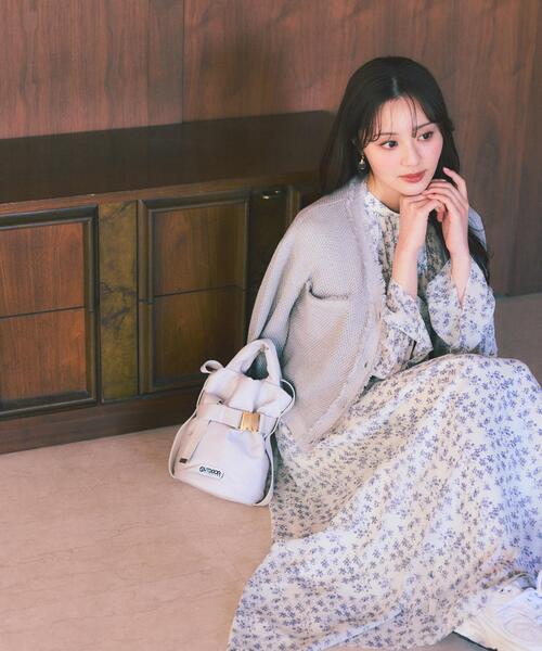 PROPORTION BODY DRESSING（プロポーションボディドレッシング）の「シアーシャーリングワンピース / 1216140204（ワンピース・レディース・ネイビー/ベージュ/オフホワイト・SMALL/MEDIUM/P/S）」の9枚目の写真