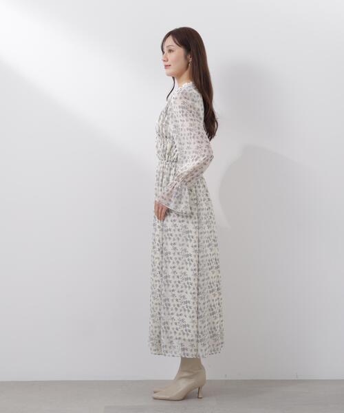 PROPORTION BODY DRESSING（プロポーションボディドレッシング）の「シアーシャーリングワンピース / 1216140204（ワンピース・レディース・ネイビー/ベージュ/オフホワイト・SMALL/MEDIUM/P/S）」の22枚目の写真