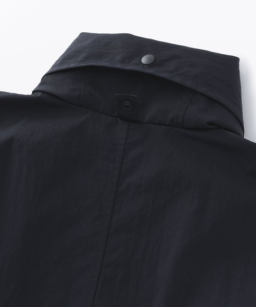 無印良品（ムジルシリョウヒン）の「婦人　撥水ＵＶカットフードがしまえるロングコート（その他アウター・レディース・アイボリー/スモーキーグリーン系/ダークネイビー・S/M/L/XL）」の19枚目の写真