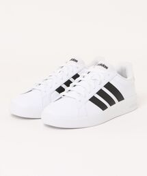 adidas アディダス GRAND COURT BASE 3.0 U メンズスニーカー(グランドコートベース3.0U) JR4613 フットウェアホワイト/コアブラック/フットウェアホワイト